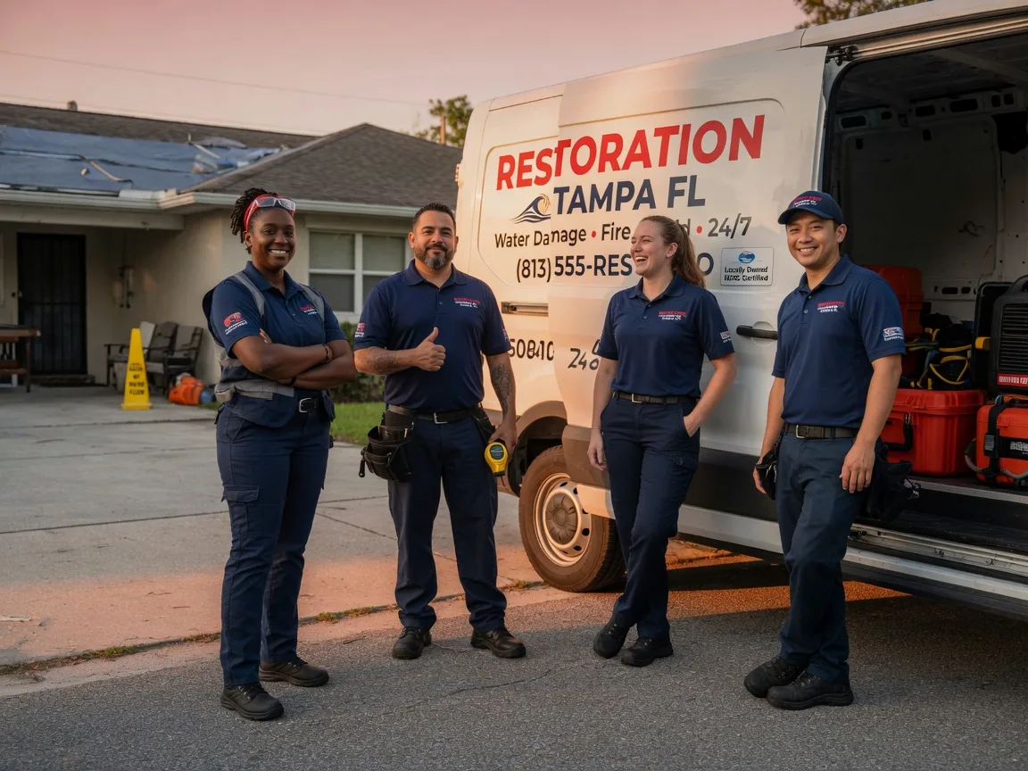 Water Damage Restoration company in Telferner, TX